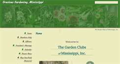 Desktop Screenshot of gardenclubsofmississippi.org